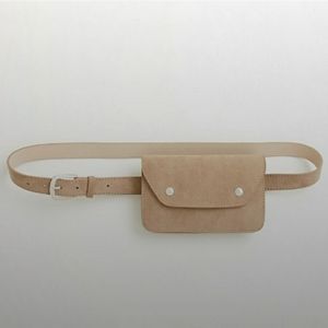 Torrid 2X Belt Bag Fanny Pack Taupe Faux Suede NWT